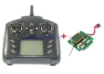 XK-X260 X260-1 X260-2 X260-3 drone spare parts PCB board + Transmitter - Click Image to Close